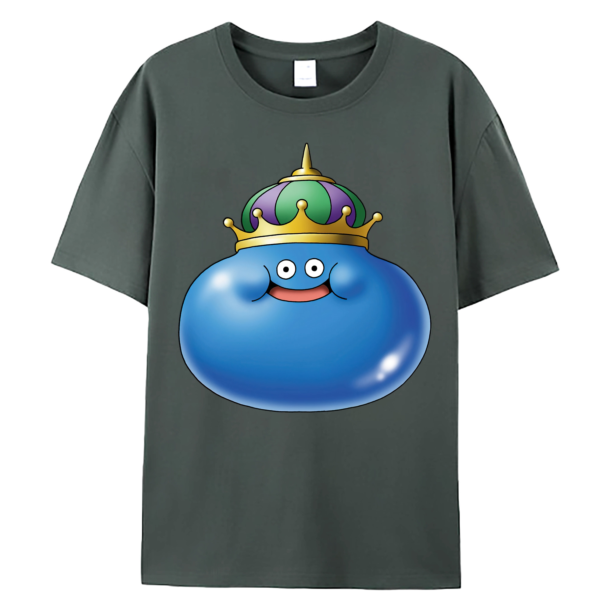 （画像用） ドラゴンクエスト Doragon Kuesuto Dragon Quest 綿100％ メンズ半袖Tシャツ｜肌触りやわらか＆通気性